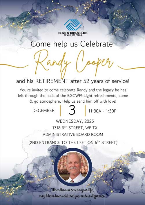 Come Help Us Celebrate Randy Copper
